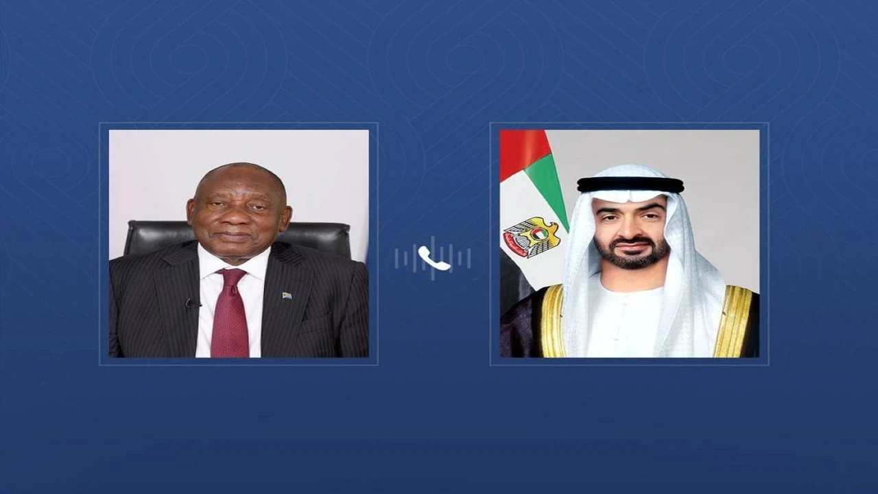 مباحثات هاتفية بين رئيس الدولة ورئيس جنوب أفريقيا حول تداعيات التصعيد العسكري بالمنطقة